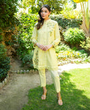 Chikankari Co-ord  Set - Lemon
