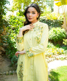 Chikankari Co-ord  Set - Lemon