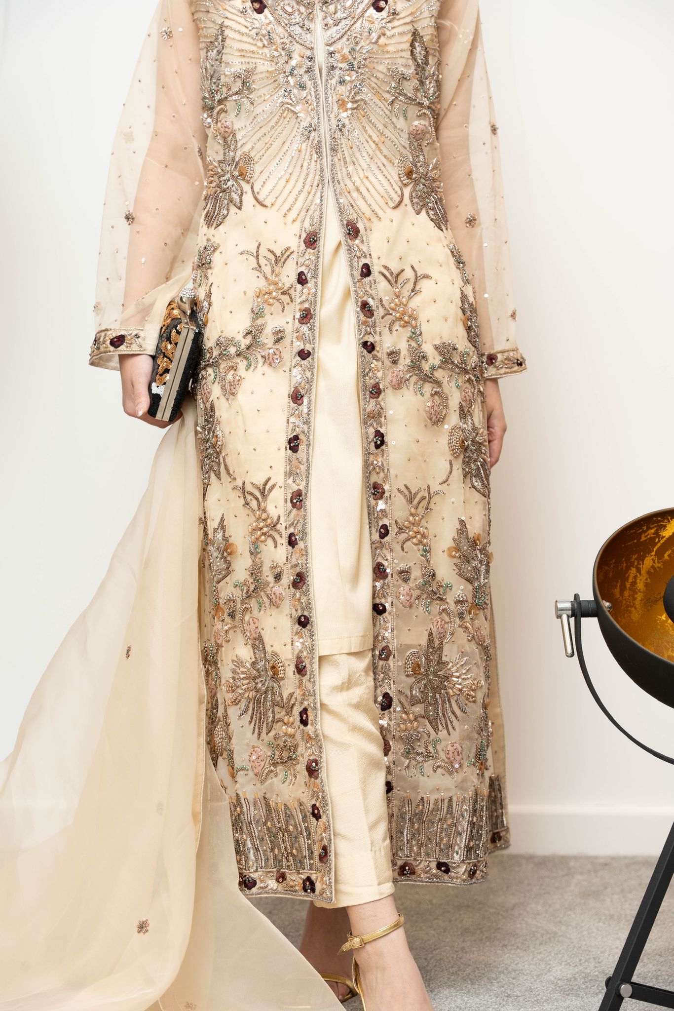 Cream Festive Gown