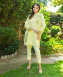 Chikankari Co-ord  Set - Lemon
