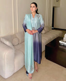 Ocean Mist Ombre Rawsilk