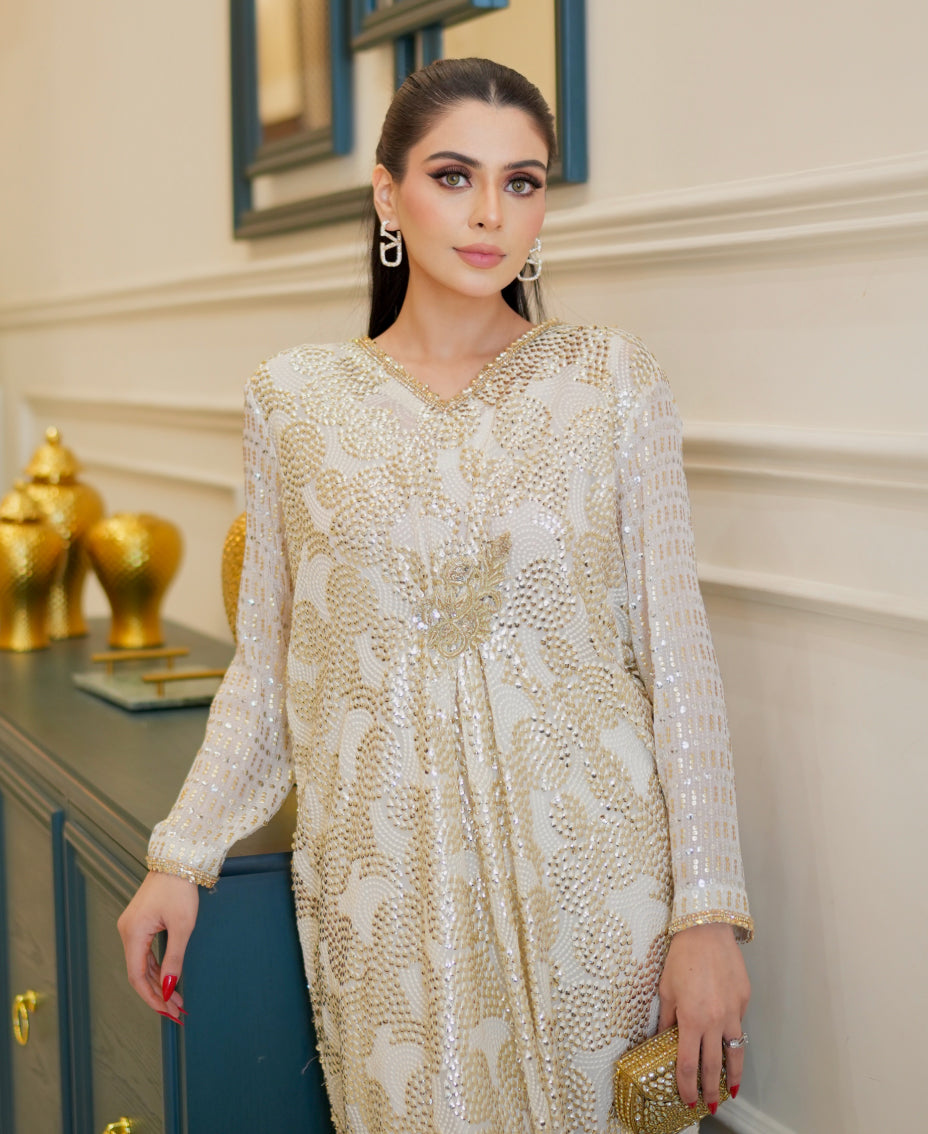 Ivory Luxe Kaftan