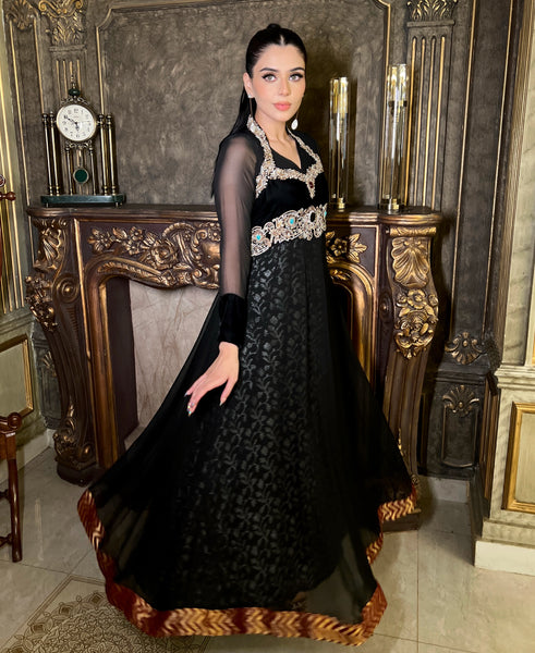 イマテリアル　midnight veil dress ブラック 2_a6f428ab-403a-4991-a7dc-