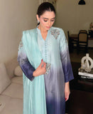 Ocean Mist Ombre Rawsilk