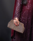 Magenta Sequins Ombre Outfit