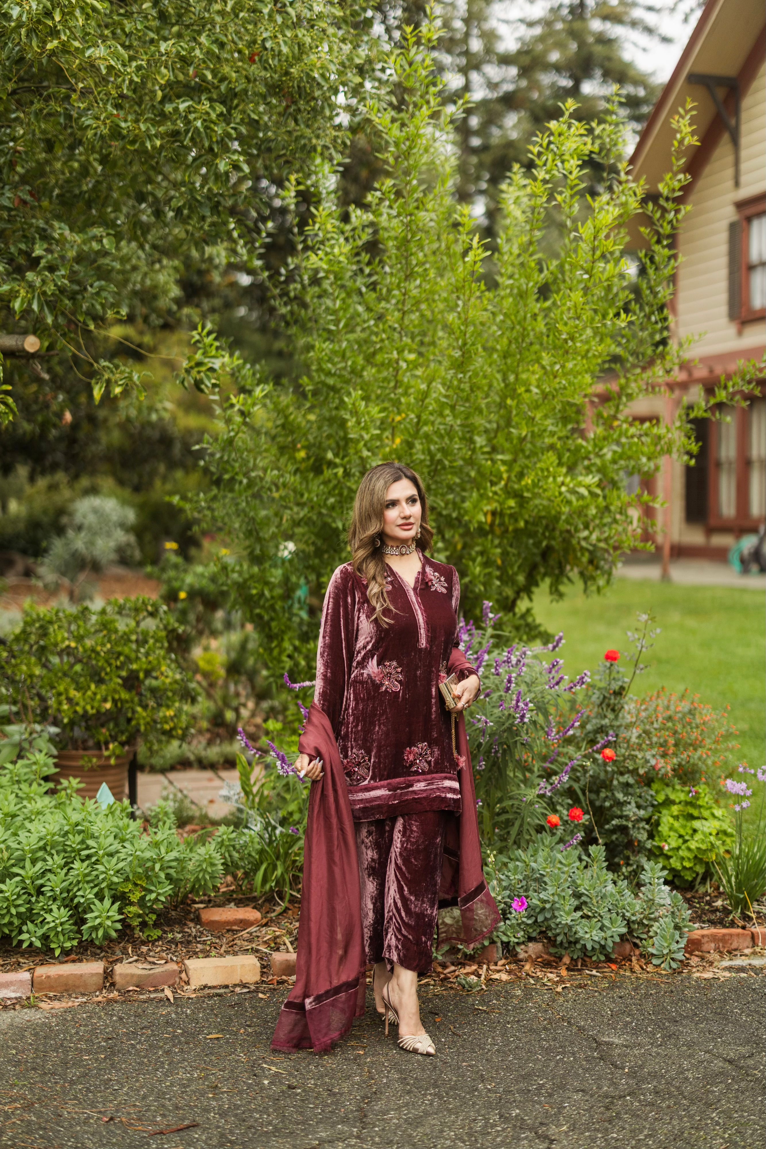 Mink Feather Co-ord Set (2-peice)