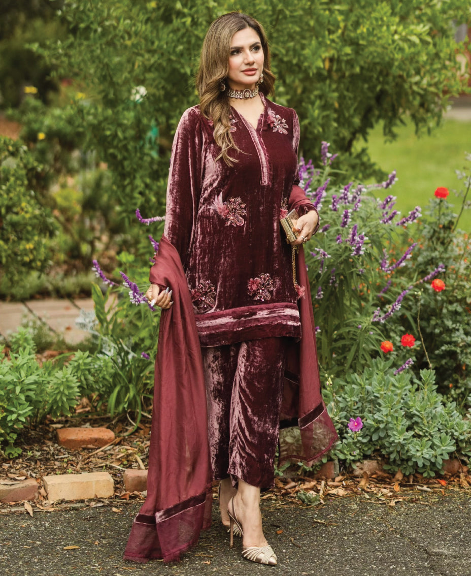 Mink Feather Co-ord Set (2-peice)