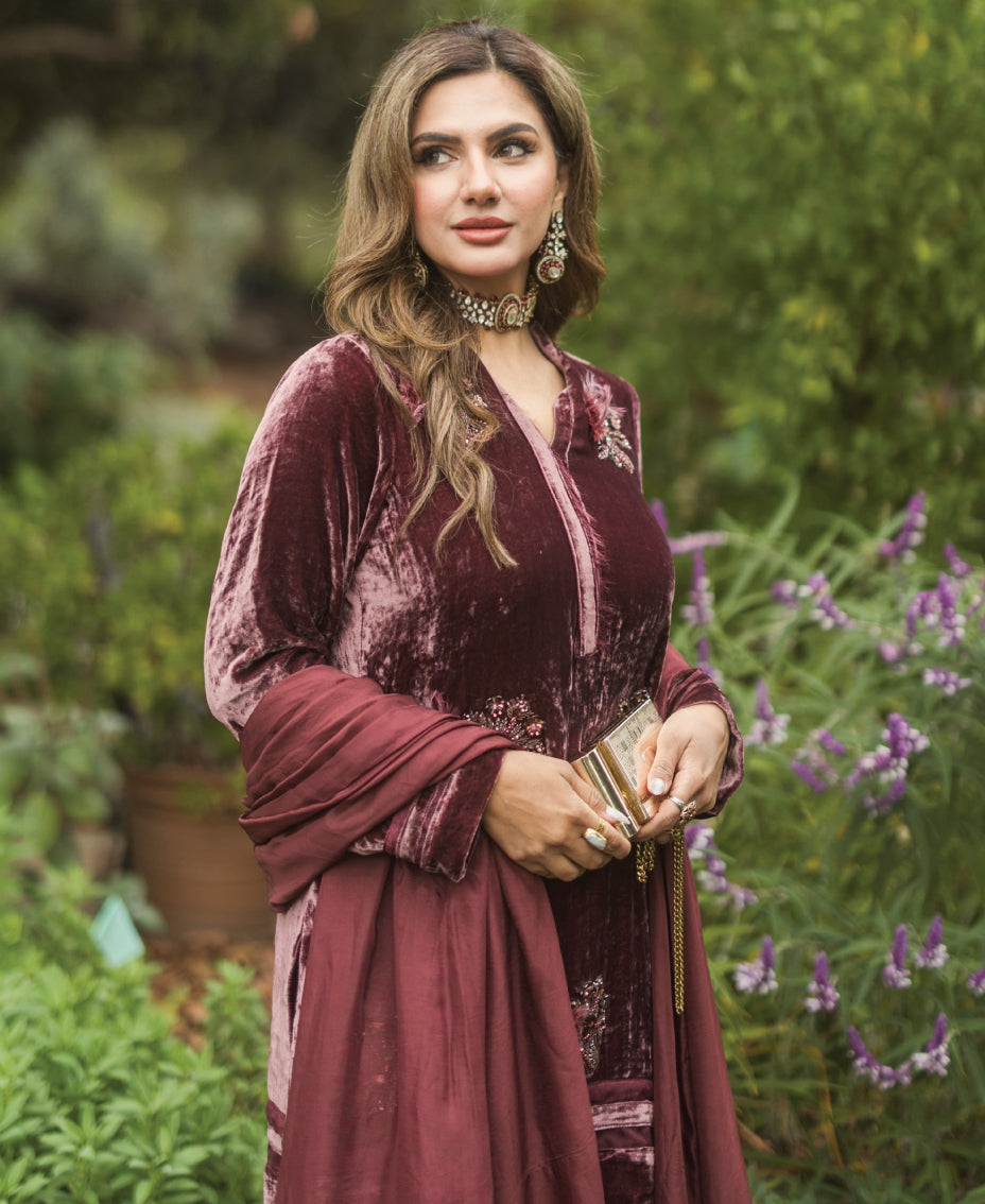 Mink Feather Co-ord Set (2-peice)