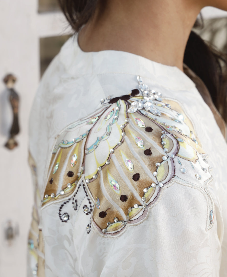 Butterfly three piece white