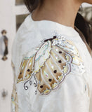 Butterfly three piece white