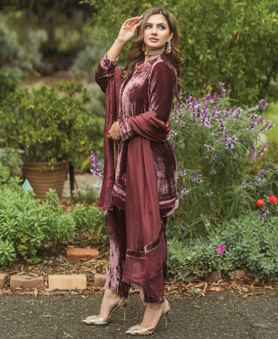 Mink Feather Co-ord Set (2-peice)
