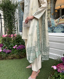 Moss Mist -  Farshi shalwar