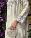 Mauve Mist -  Farshi shalwar