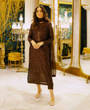 Chocolate star ( Sequins net 4 piece outfit)