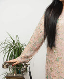 Chiffon Machine Embroidered 3 Piece
