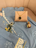 3d SKY BLUE BLOSSOM co-ord set