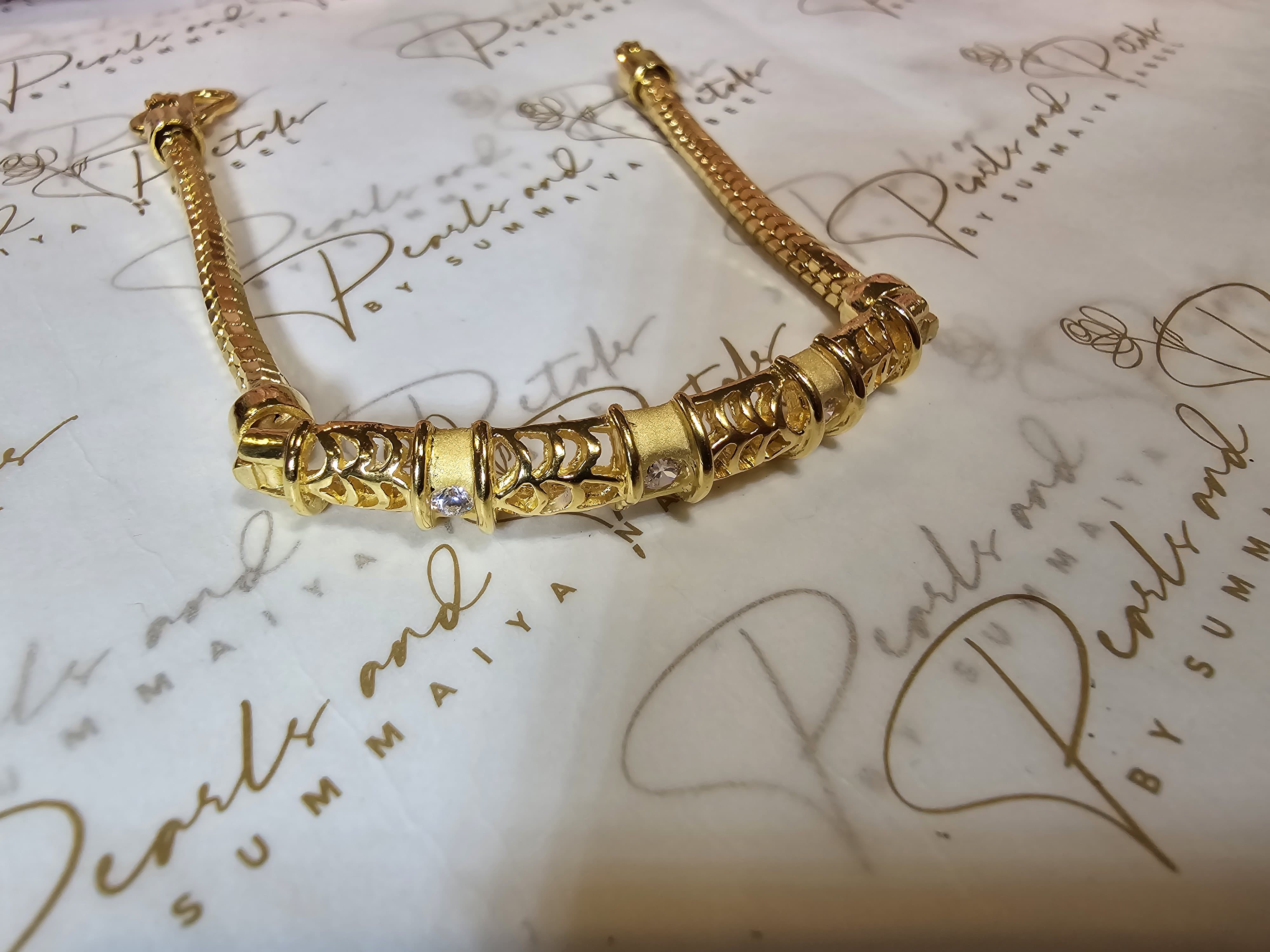 Gold Bangle Bracelet