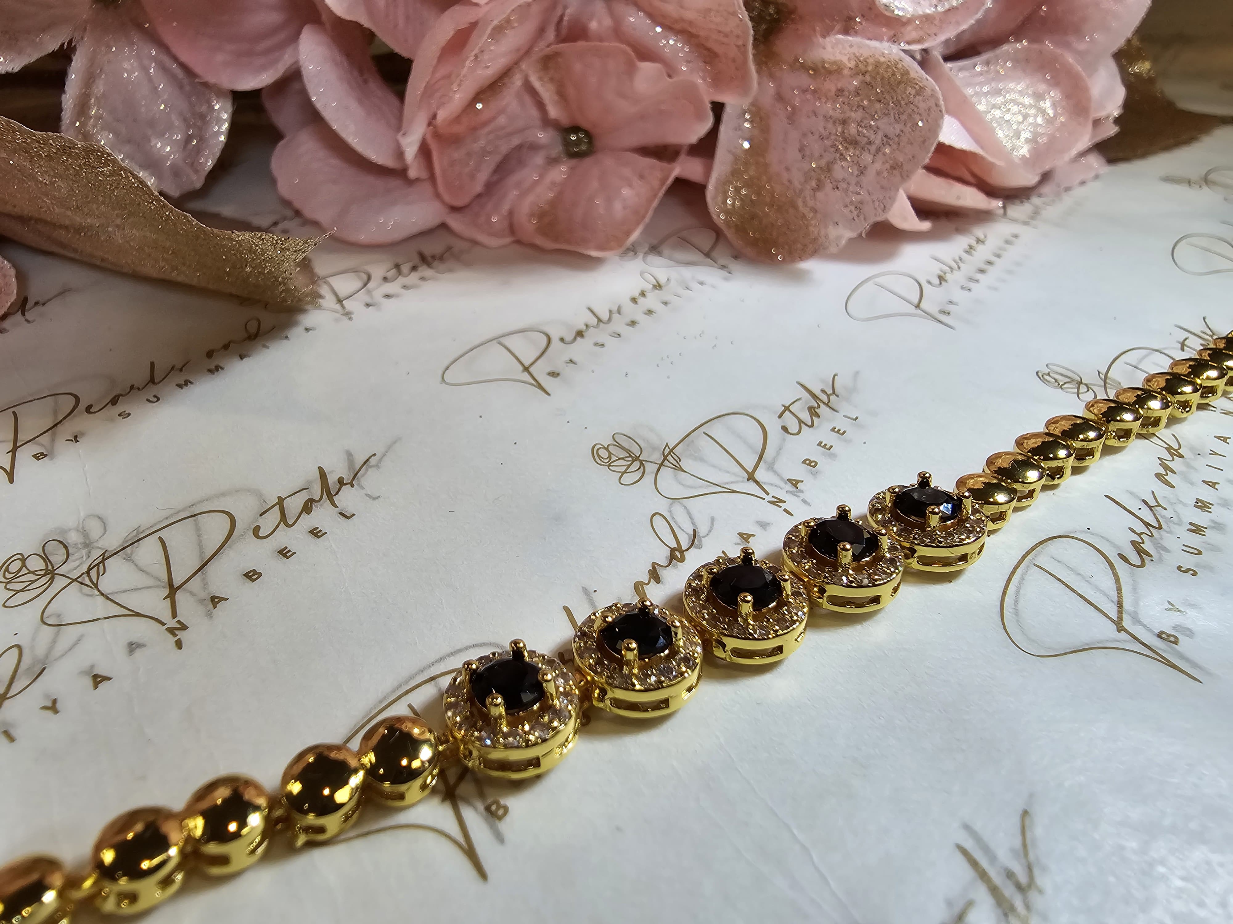 Black Sapphire Bracelet