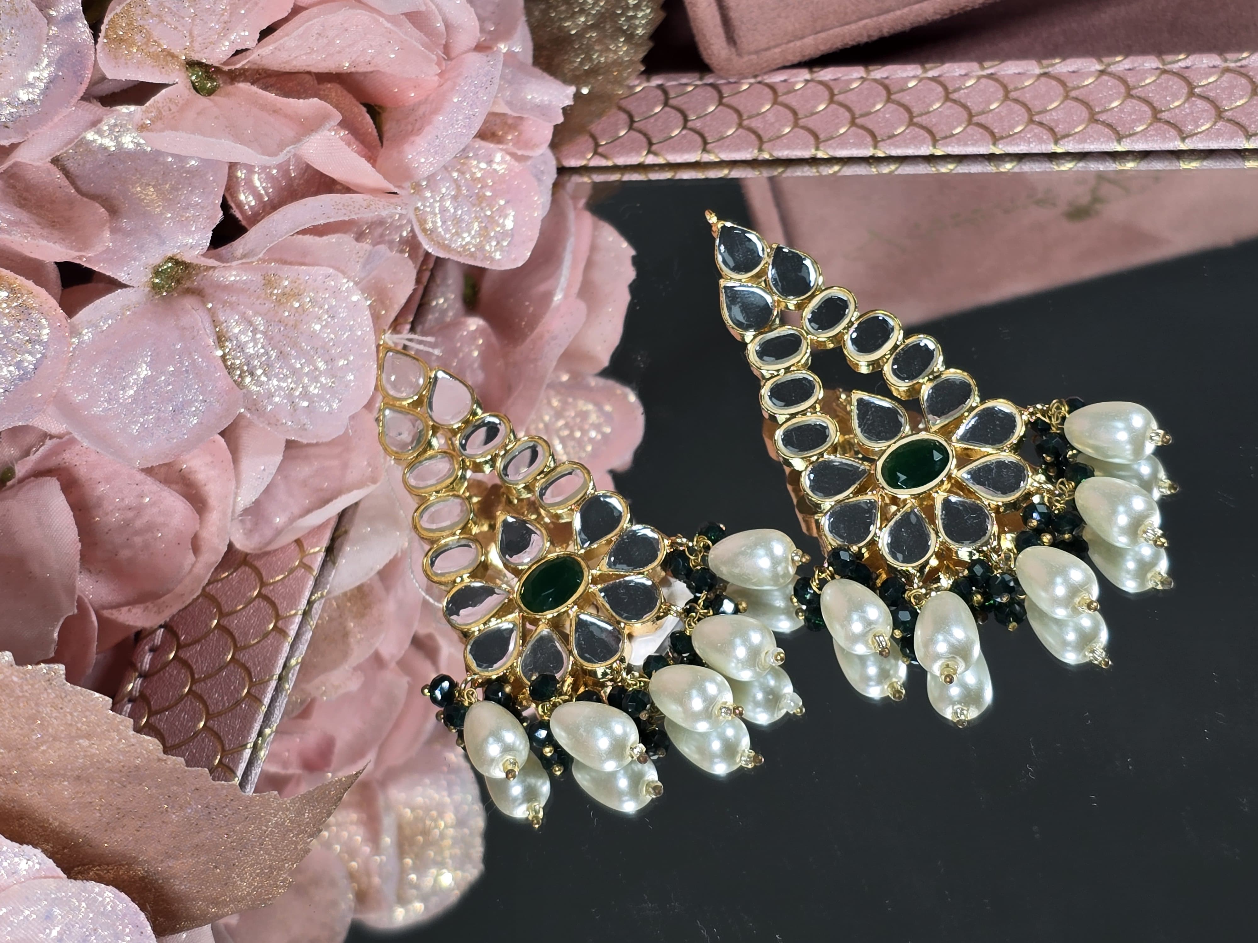 Winter Garden Pearl Earrings