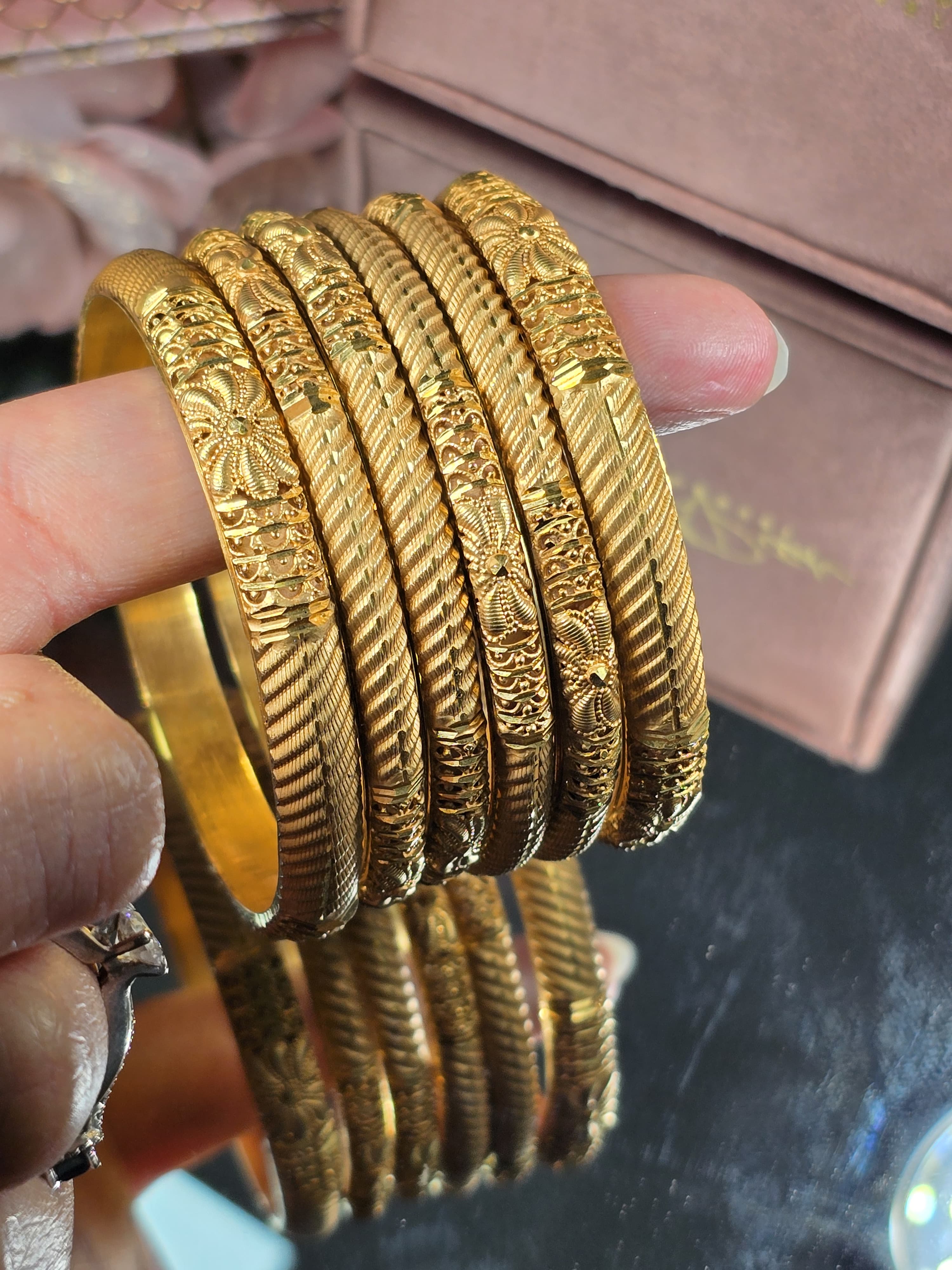 Radiant Gold Tradition Bangles