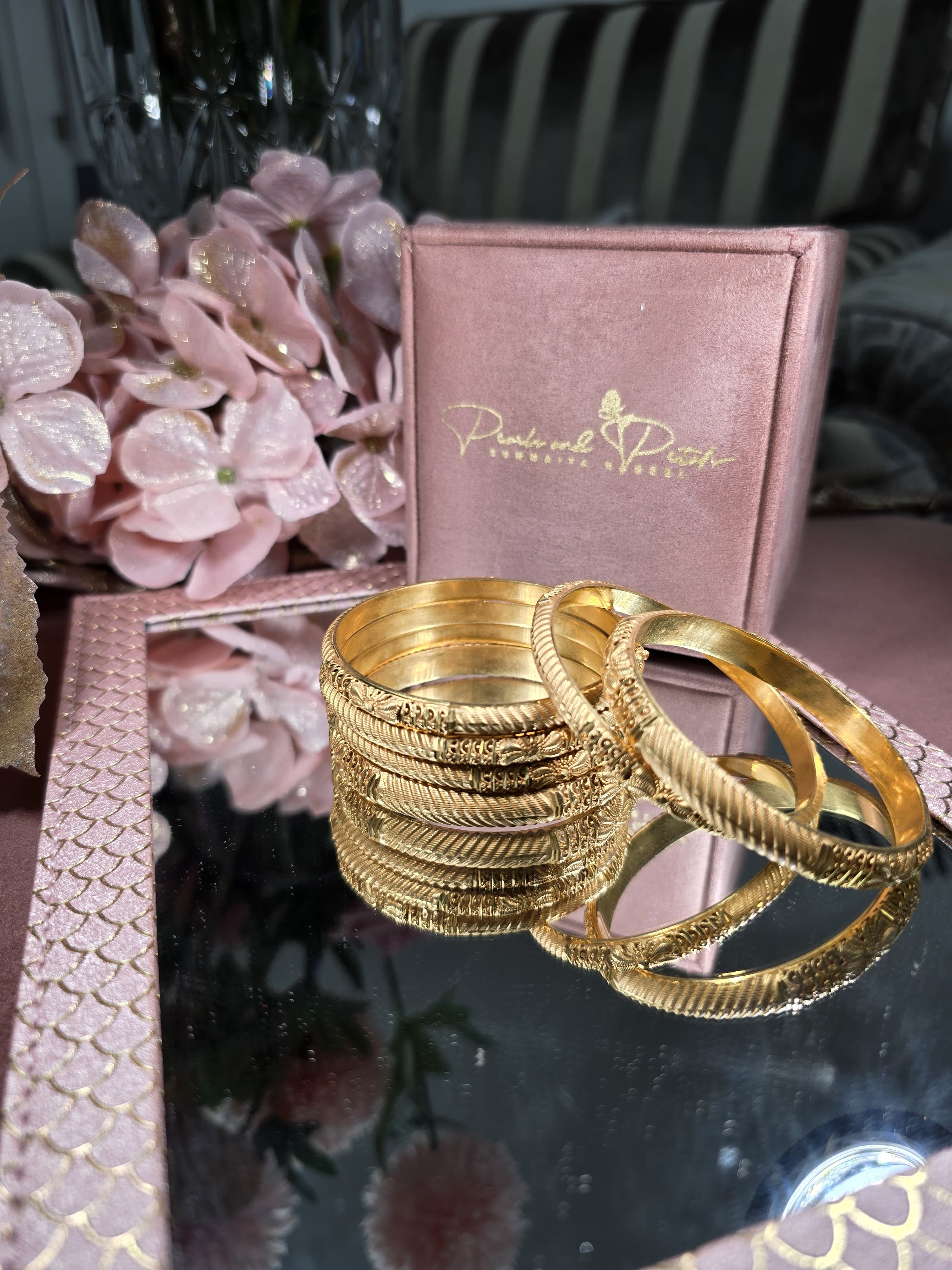 Radiant Gold Tradition Bangles
