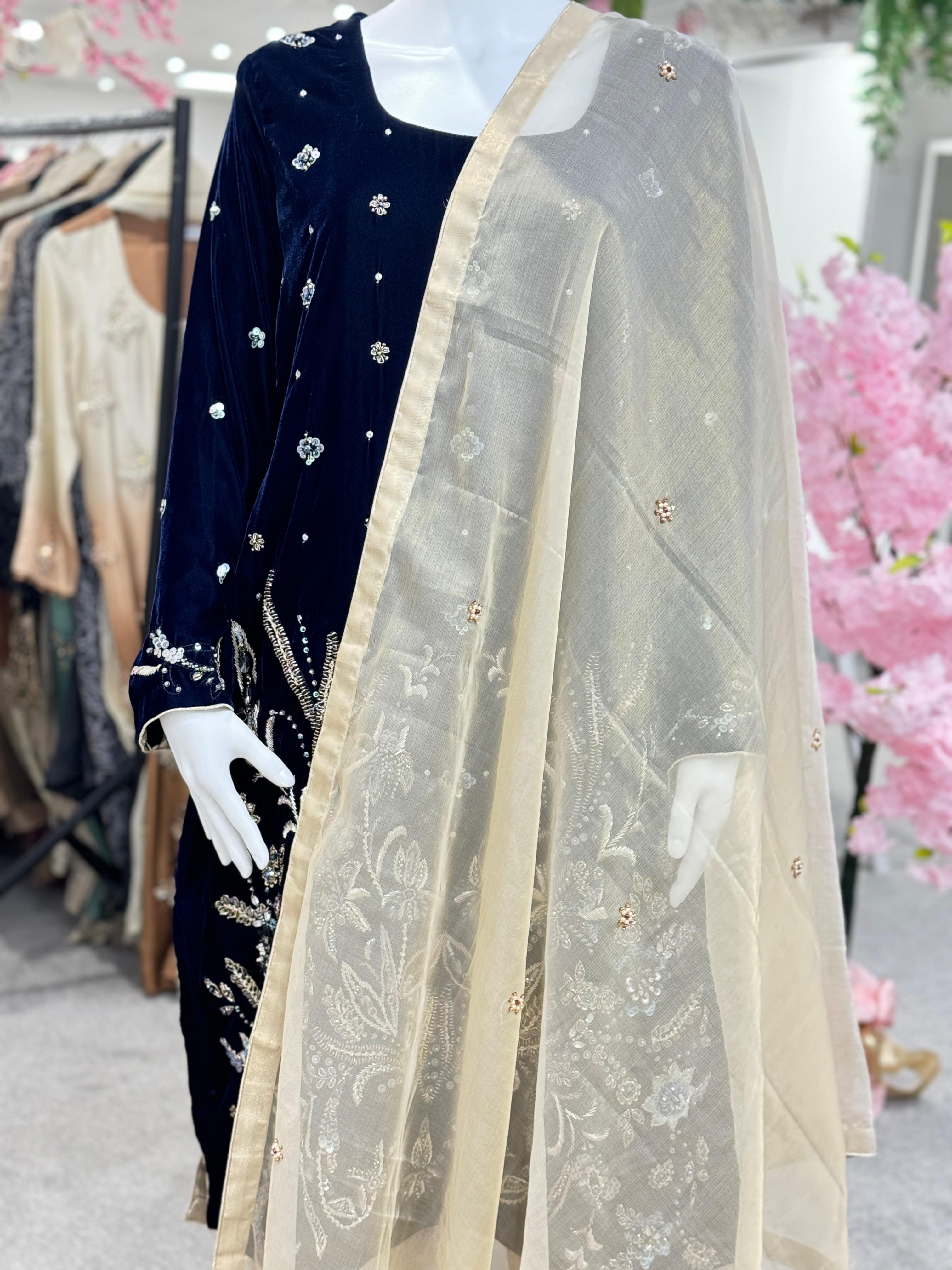 Festive Velvet 3 Piece Outfit