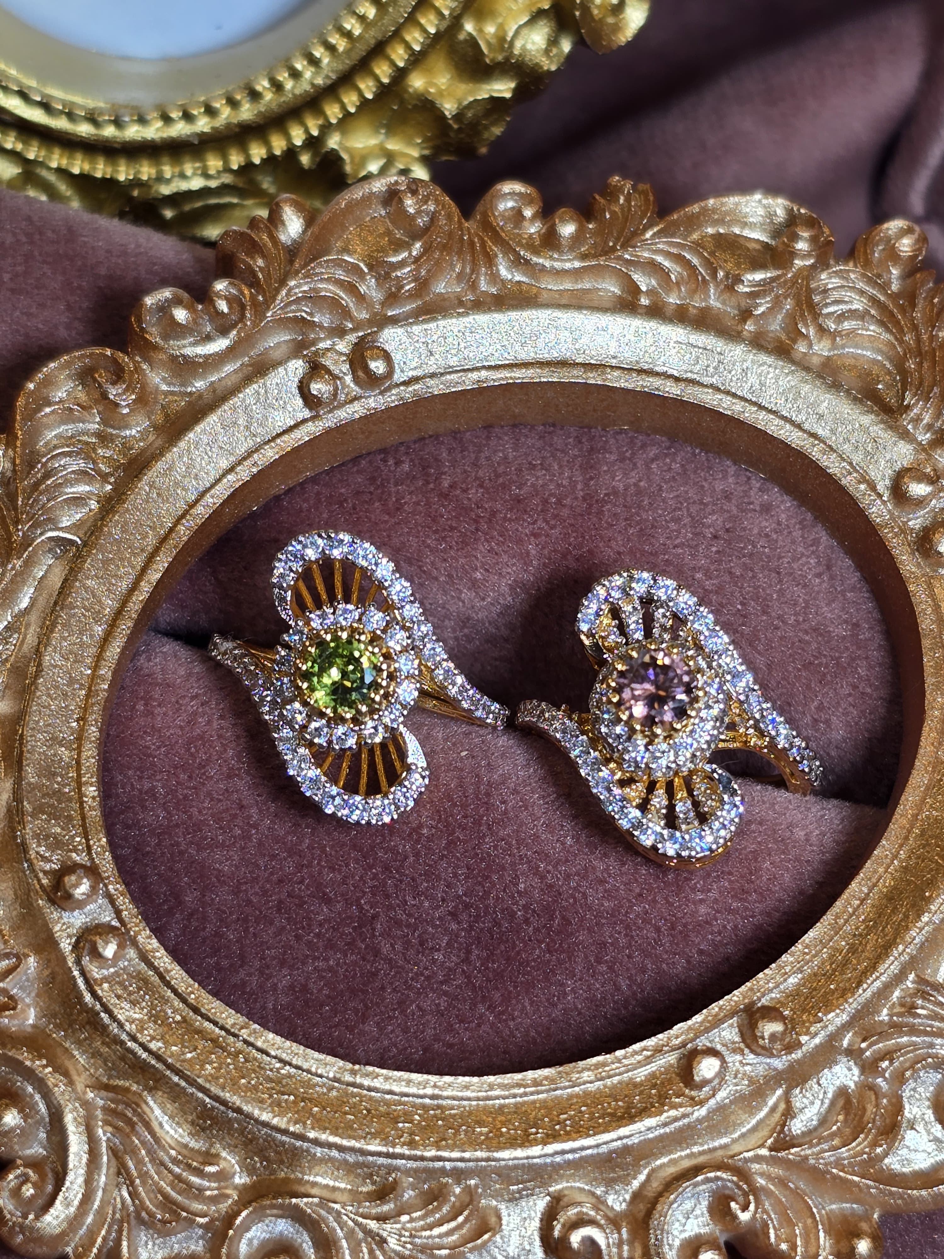 Regal Aurora Rings