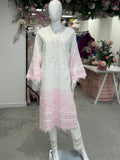 Morning Mist Chikankari (Shirt only)