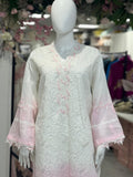 Morning Mist Chikankari (Shirt only)