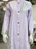 Lavender Luxe Chikankari