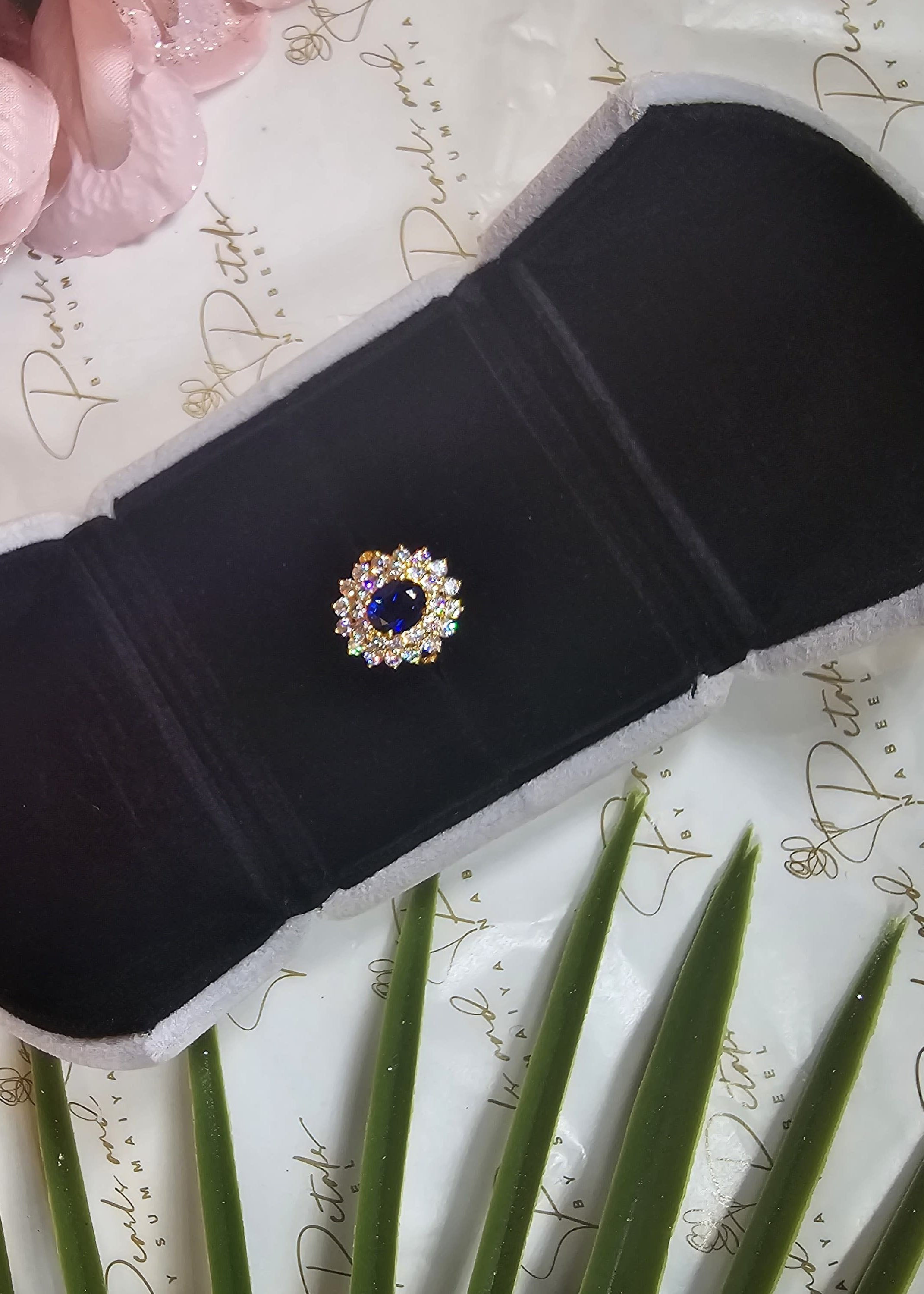 Sapphire Zirconia Ring