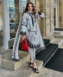 Black and White Floral (3 piece)
