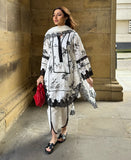 Black and White Floral (3 piece)