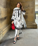 Black and White Floral (3 piece)