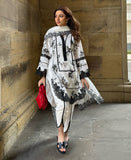 Black and White Floral (3 piece)