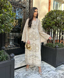 The White and Gold Kaftan | Pakistani Kaftan Dress