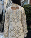 The White and Gold Kaftan | Pakistani Kaftan Dress