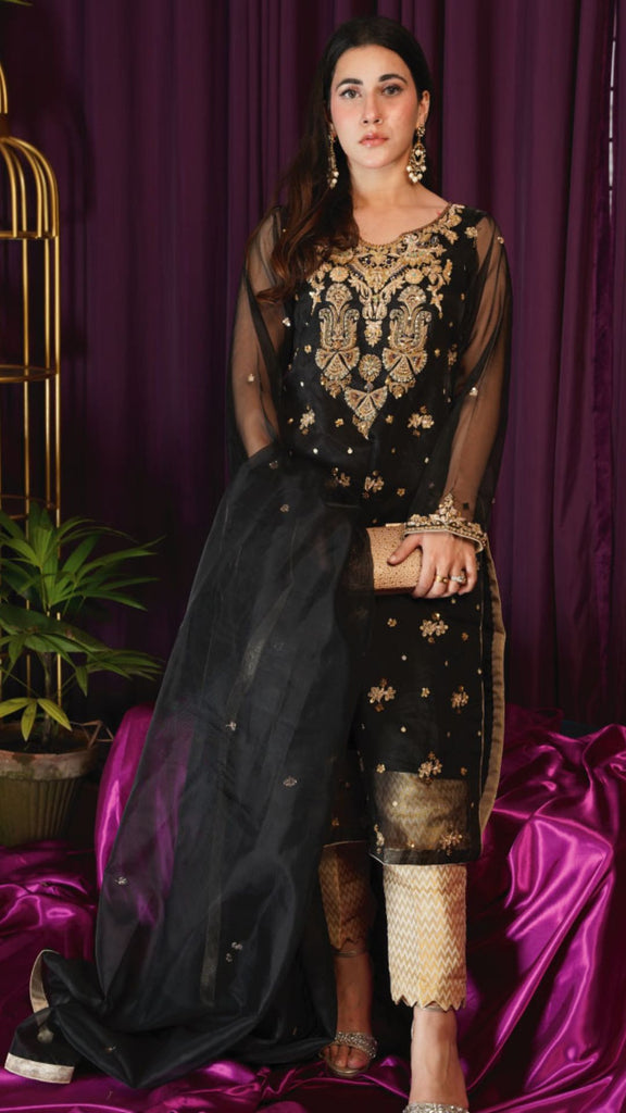 Elegant Nets: Trendy Pakistani Suits and Indian Outfits for Shadi Season