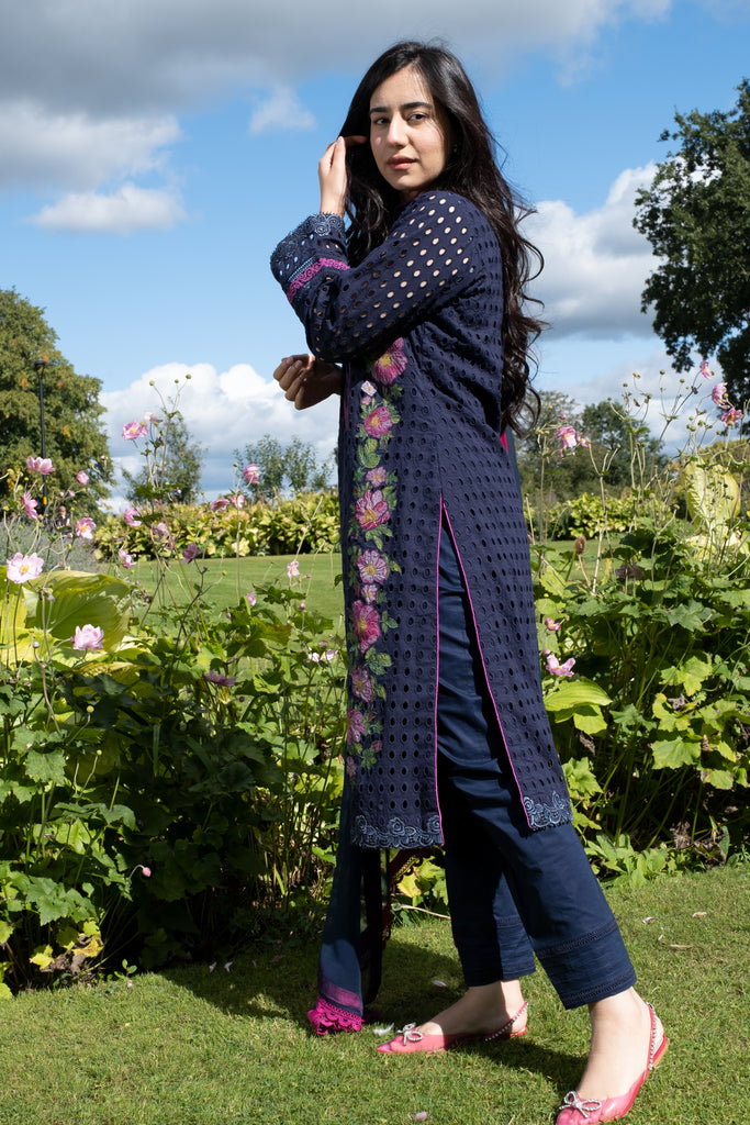 Blue Bell, two piece Embroided Trouser Shirt