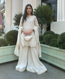 Noor e Aftab “three piece Sharara outfit “