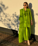 Lime Twist Raw Silk (Farshi Shalwar suit)