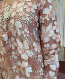 Nude floral Lace