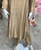 Caramel Sheen Raw silk