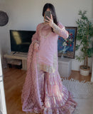 “Zari Gul” three piece Sharara outfit