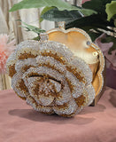 Gold Rose Clutch