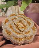 Gold Rose Clutch