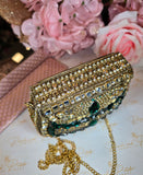 Emerald Zari Luxe Large Clutch