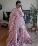 “Zari Gul” three piece Sharara outfit