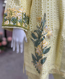 Chikankari Co-ord - Set Lemon