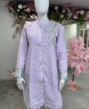 Chikankari Co-ord Set Lavender